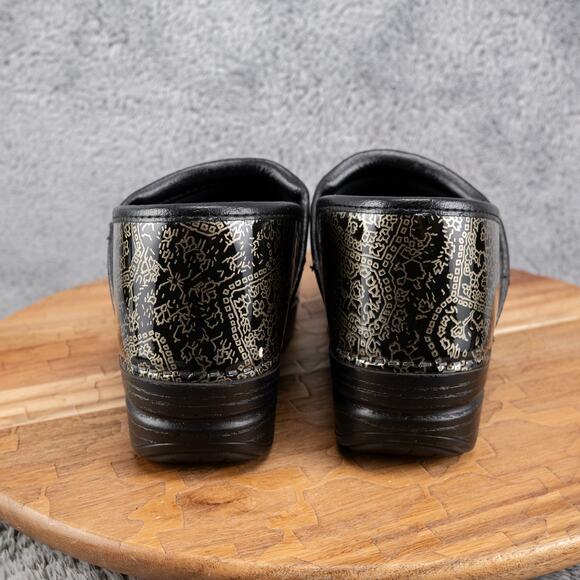 Dansko Women's Professional Metallic Floral Clog Size 40 Nursing US 9.5-10 - Picture 4 of 7